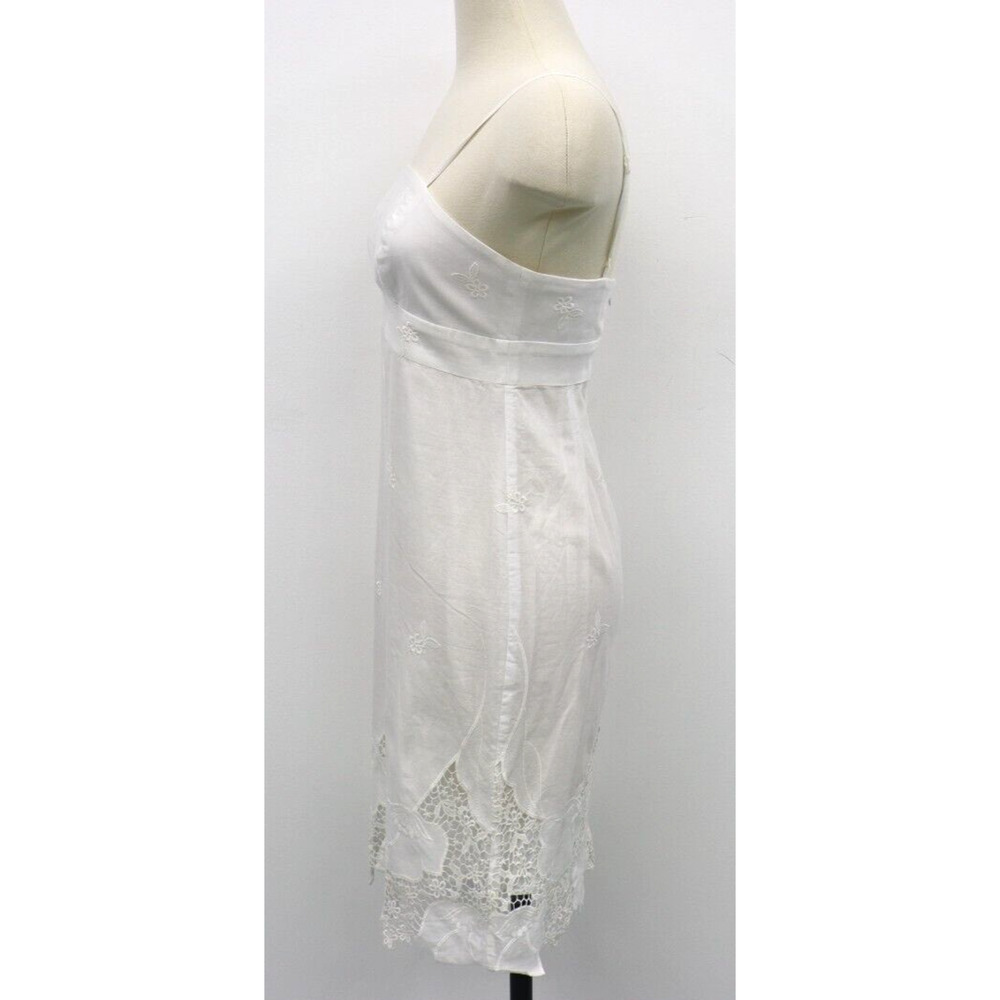 MUSE SIZE 4/WHITE BEACH PORTRAIT Cotton dress Beachy Wedding Graduation Shower - Picture 3 of 8